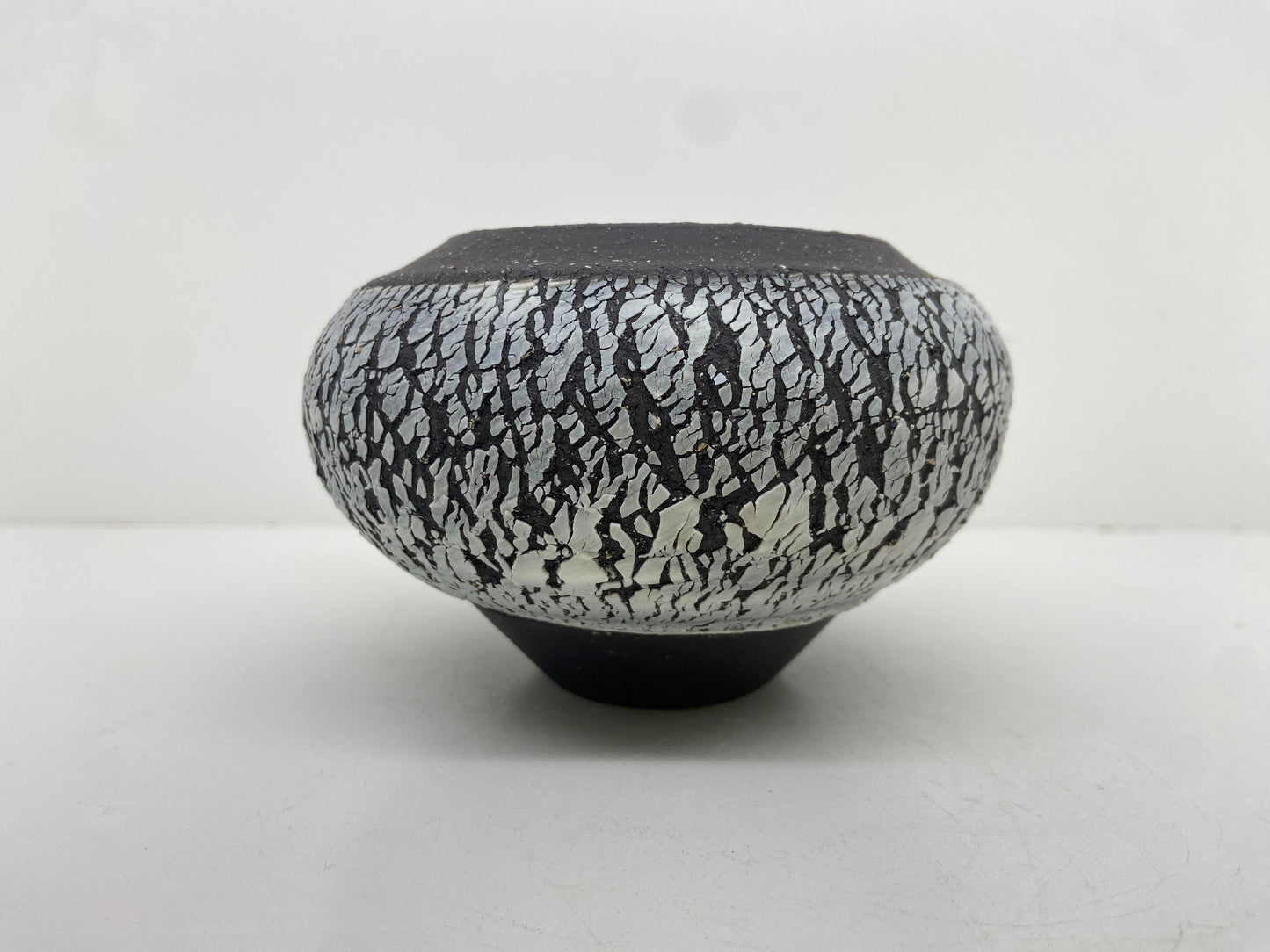 Medium Dark matter porcelain slip vessel