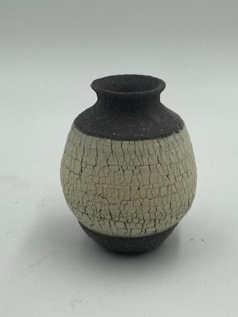 Tiny dark Japanese inspired vase